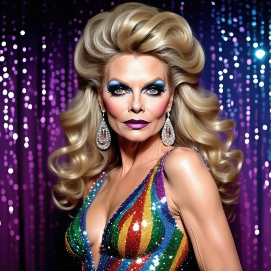 Prompt: Drag queen Michelle Pfeiffer