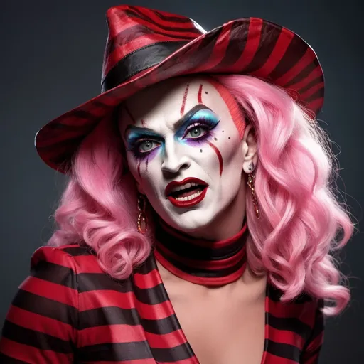 Prompt: If Freddy Krueger was a drag queen