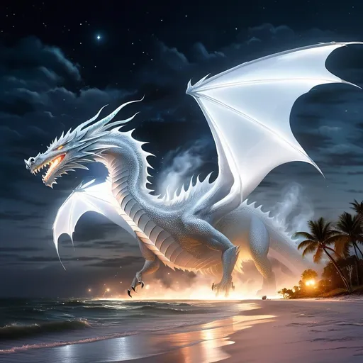 Prompt: Lit up with anticipation

We arrive at the launching site

The sky is still dark, nearing dawn

On the Florida coastline


Floodlit in the hazy distance

The star of this unearthly show

Venting vapours, like the breath

Of a sleeping white dragon

