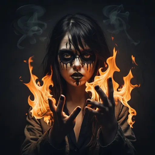 Prompt: Kill the spirits and you'll be blinded
And the end is always the same
Play with fire you burn your fingers
And lose your hold of the flame, oh