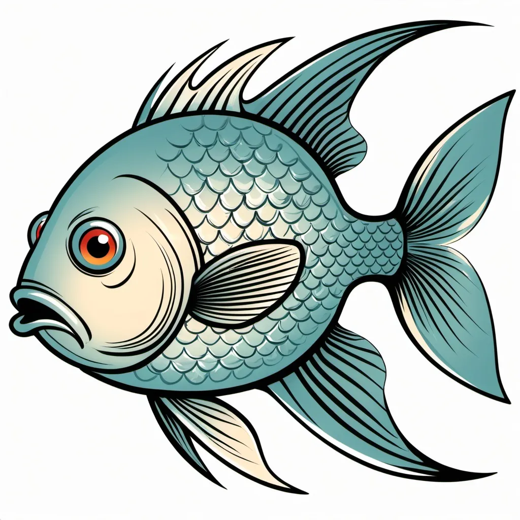 Prompt: fish
 clipart