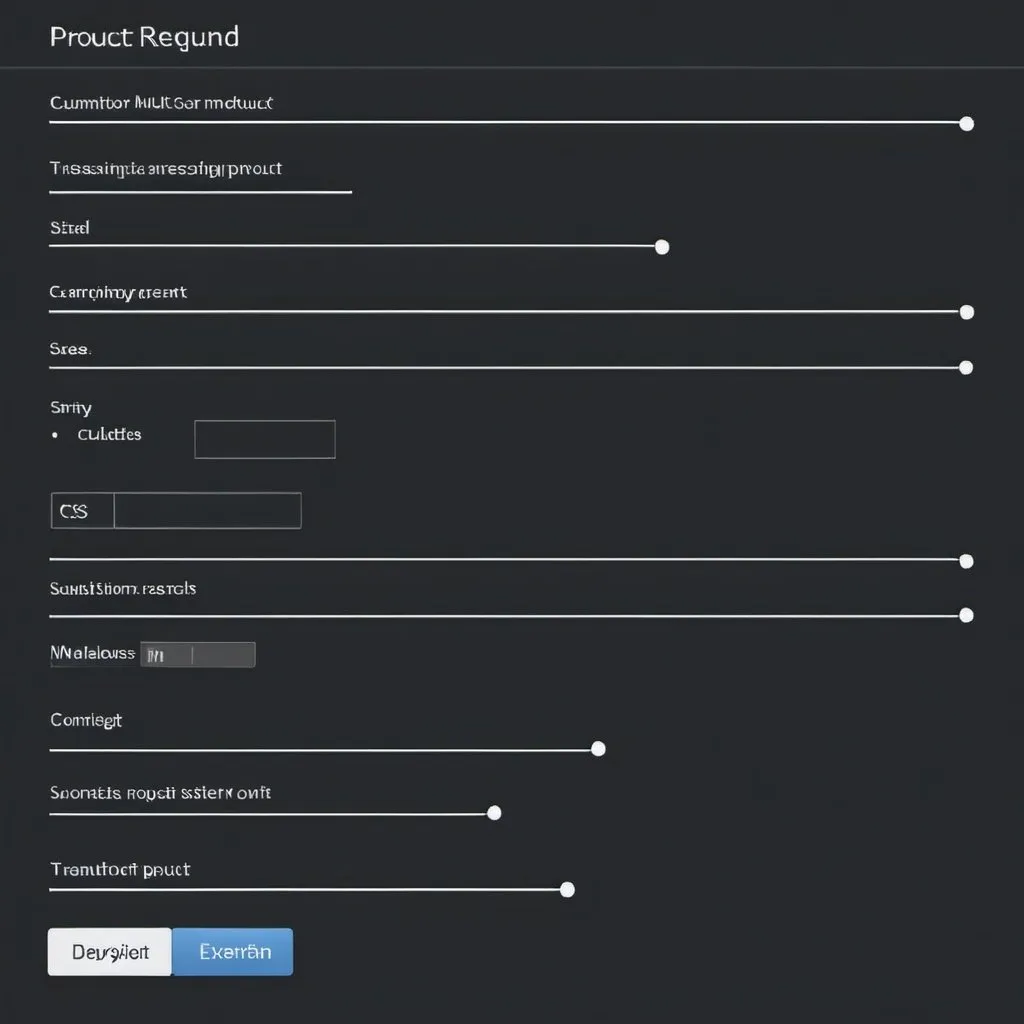 Prompt: using CSS, create a calming background for a multirow product request data entry screen