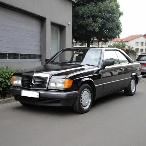 Prompt: benz w201 coupe