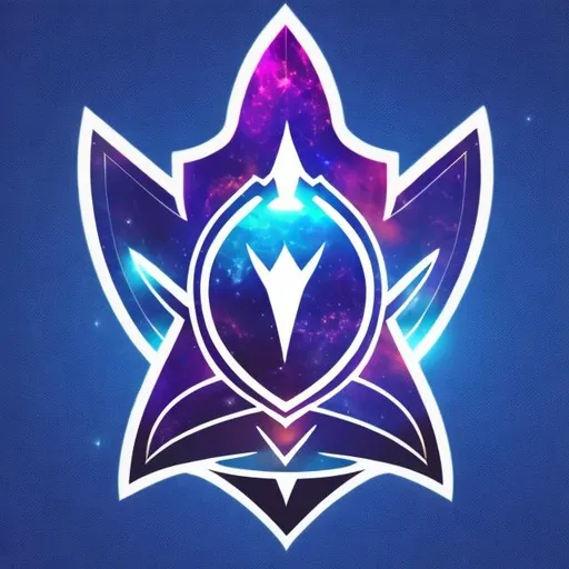 Prompt: Team gaming logo for team called cosmic queens. Must be a logo in a border

