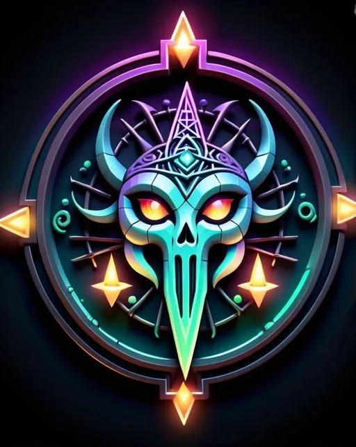 Prompt: 3D, HD, 4k, highly detailed, witchy magical logo that reads  "Pixel Voodoo" mystical, cool tones, intricate design, glowing elements, magical atmosphere, enchanting lighting, professional, sleek, fantasy, digital art, creative, mystical, logo design, high-res, magical, atmospheric lighting