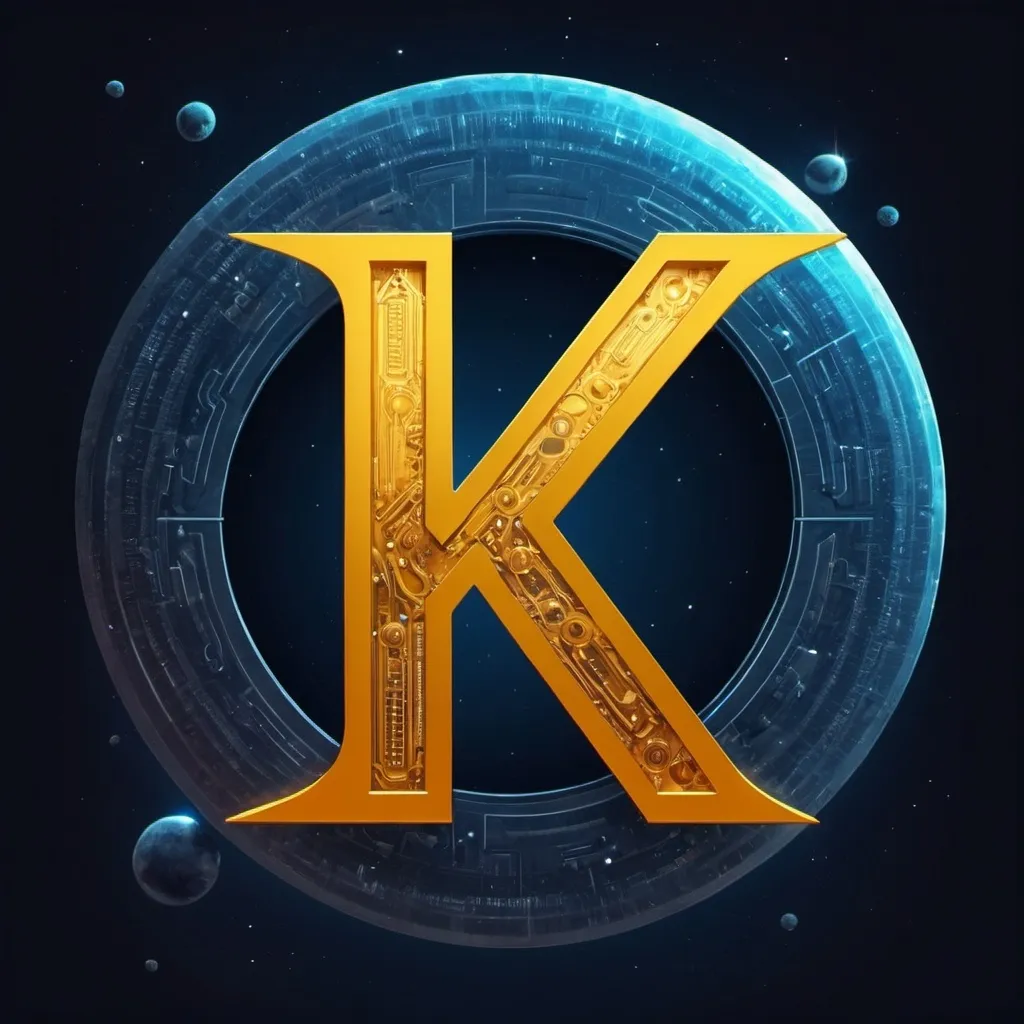 Prompt: A crypto-verse with Letter K