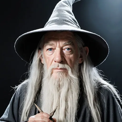 Prompt: Gandalf the white as Gandalf the black 
