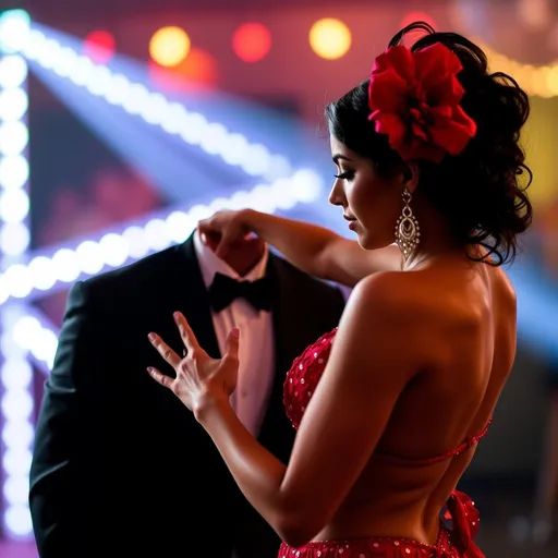 Prompt: I want you to create for me the perfect photo latina dancers for an event