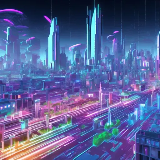 Prompt: City of the future 64k