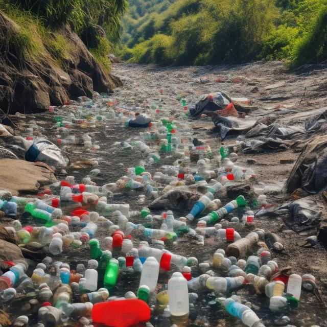 Prompt: extrimely polluted river with plastic botles and bags and trash, hiperealistic, in the wild, waste water, 64k,  macro sharp focus, 8, hyper realistic, cinematic, highly detailed, photoraelistic, clean