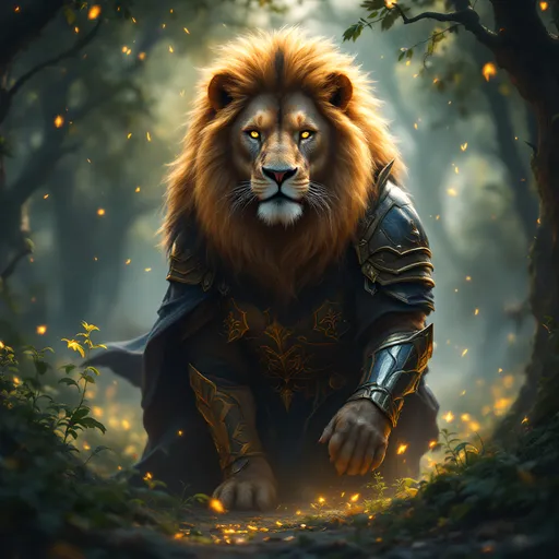 Prompt: A majestic lion wearing royal armor in a glowing enchanted forest, cinematic lighting, ultra detailed, fantasy concept art”

Perfect for:

Wall art prints on Etsy

T-shirts or hoodies

Custom requests on Fiverr