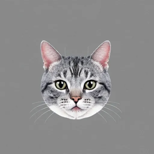 Prompt: Raddish  the cat gray dots 






