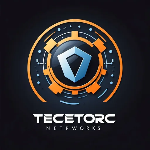 Prompt: crea un logo de soporte tecnico en informatica bien detallado en vector
de la empresa ""cyber networks "" que se fundan nombre de la empresa y logo y se distingan ambos super vibrante