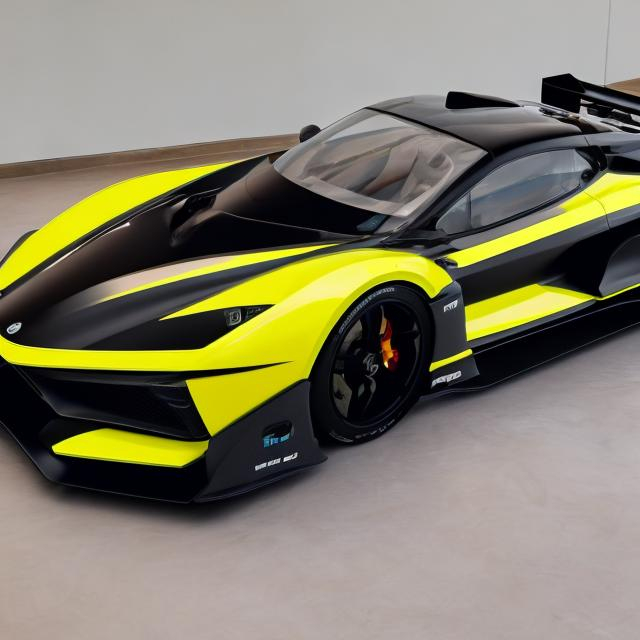 Prompt: sport car rad color 2023 oudi on race
