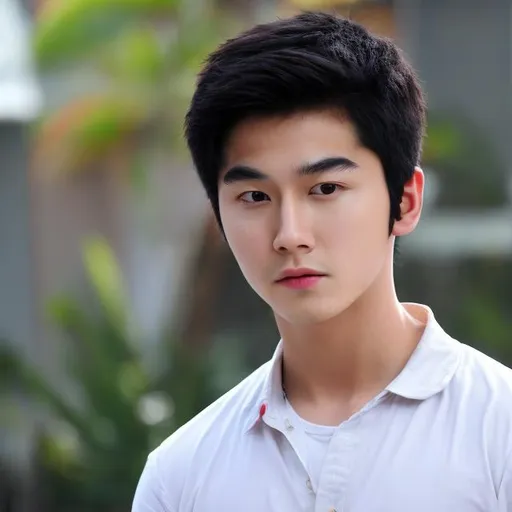 Prompt: reallman young asian actor hendsome style profile good looking