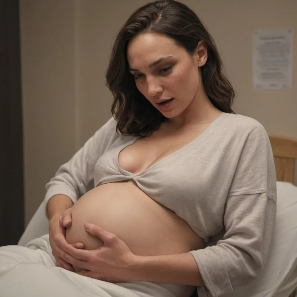 Pregnant Gal Gadot giving birth in a natural hospita...