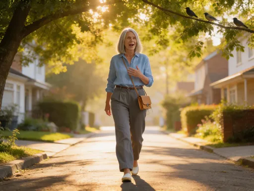 Prompt: @KdXjUdoJVdhHZ5g5xdIH Is walking on a sunny quiet morning and says something about self care