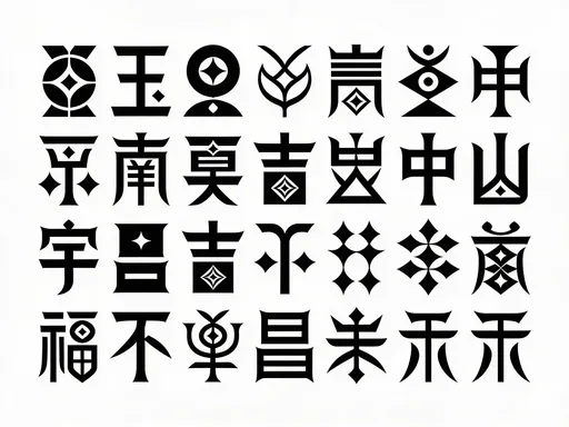 Prompt:  33 made up language simbles 