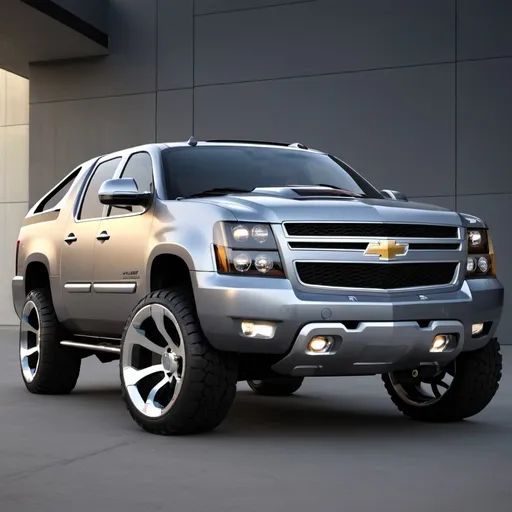 Prompt: Futuristic Chevrolet Avalanche  