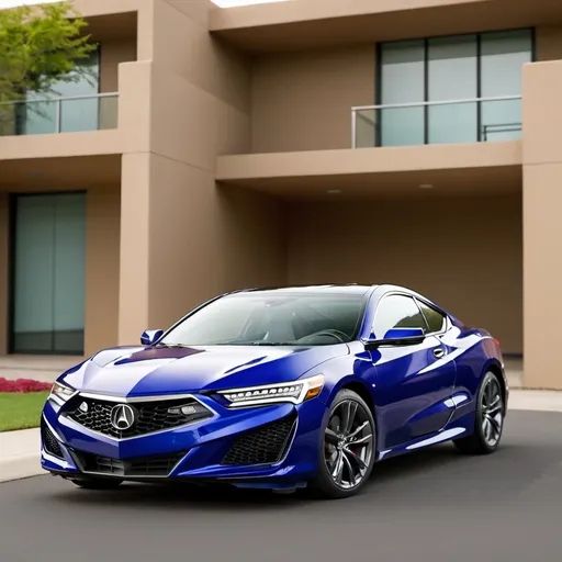 Prompt: acura sport car 2-door coupe