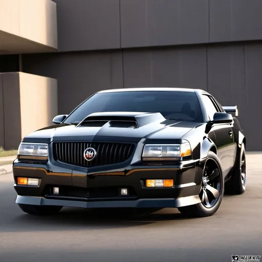 Prompt: new future buick gnx grand national muscle car/pony car