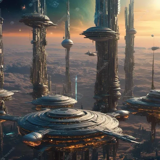 Prompt: <mymodel>(futuristic space colony ship), sleek design, (high-tech details), vibrant metallic colors, glowing elements, astrological backdrop, (space exploration theme), expansive cosmic landscape, planets in the distance, illuminated stars, (4K resolution), ultra-detailed rendering, imaginative technology, (futurism), atmosphere of adventure and discovery.