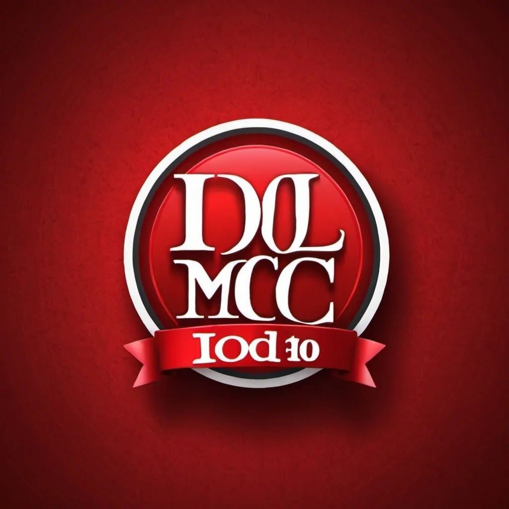 Prompt: Make a big logo that says IDOL MC with red wallpaper