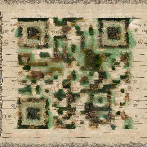 Prompt: highly detailed dnd world map, 16k, hyperdetailed, medieval, map old parchment paper, game asset