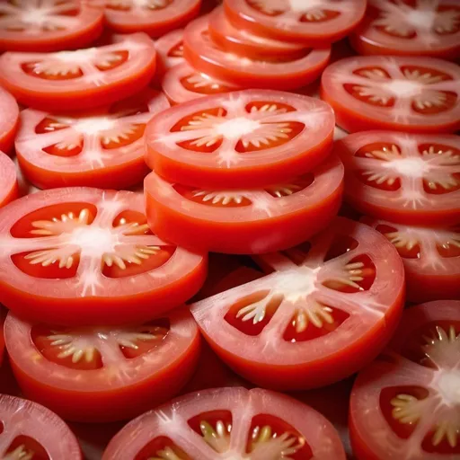 Prompt: sliced tomato inside,cartton style,