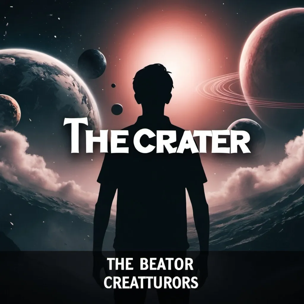 Prompt: A YouTube banner with the text " the Creator". The background is a cool  of various images animie of world creators. There arealso some text overlays with the names of popular YouTube creators. The overall design has a cinematic feel.