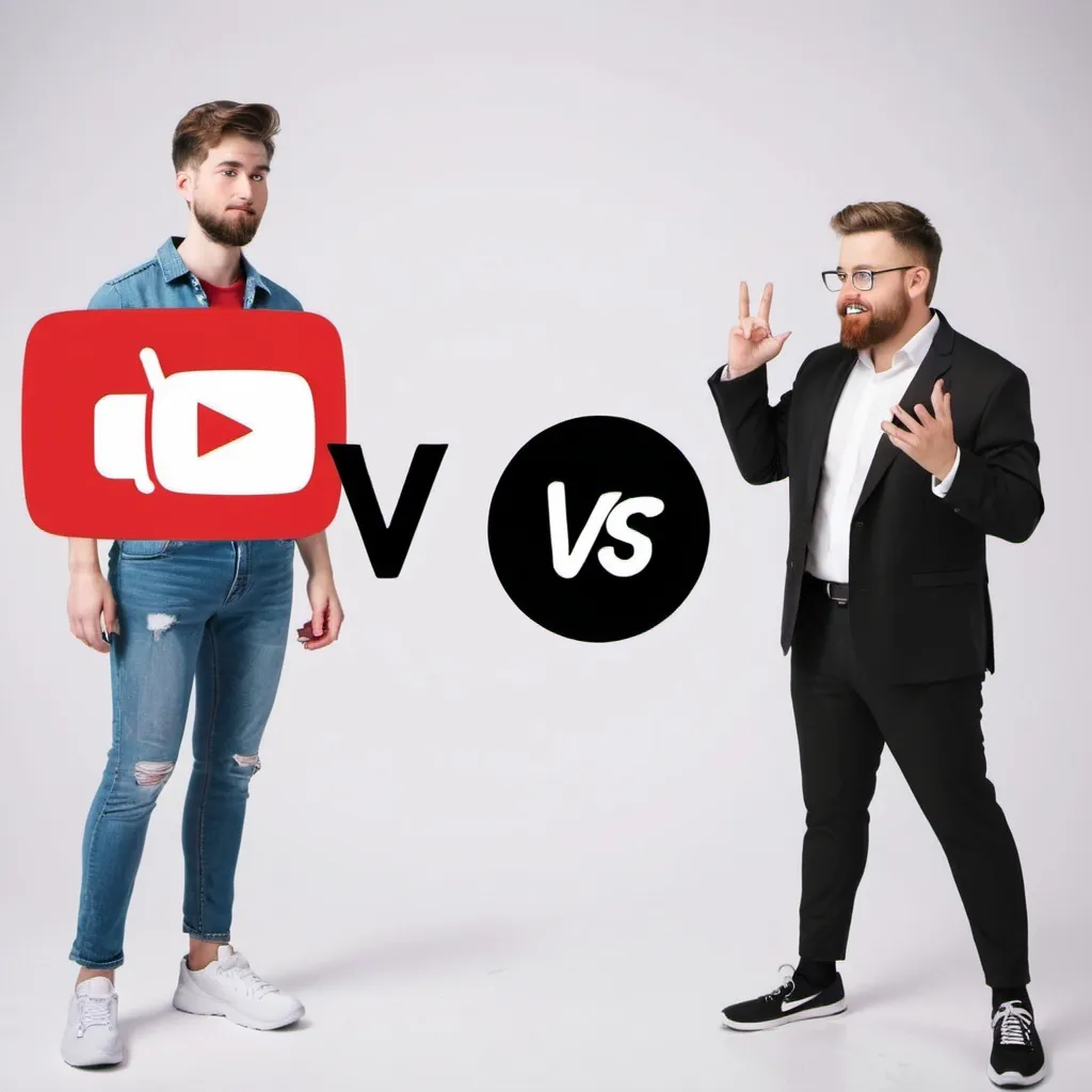 Prompt: youtube vs tiktok