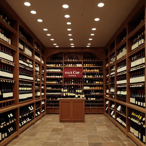 Prompt: Wine shop, Max Corp