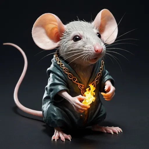 Prompt: Elemental rat