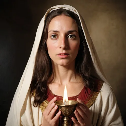 Prompt: Mary Magdalene Jesus Christ Valerie Burns