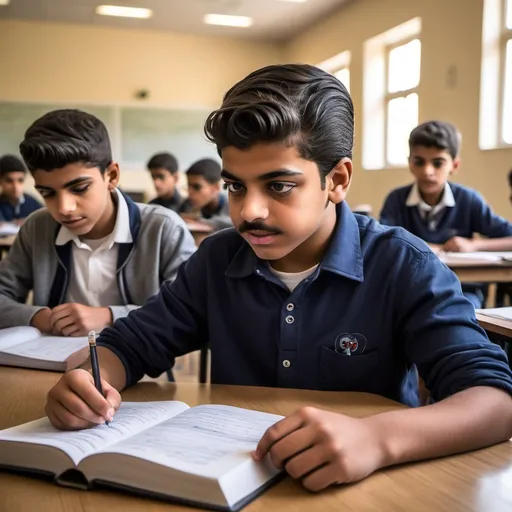 Prompt: The final exams approached, and Ali began to focus on studying it more. He asked Tariq to remember together, but Tariq was busy with his new friends who encouraged him to participate in the school's events. Tariq Ali promised that he would help with the memory after these events ended, but he did not.