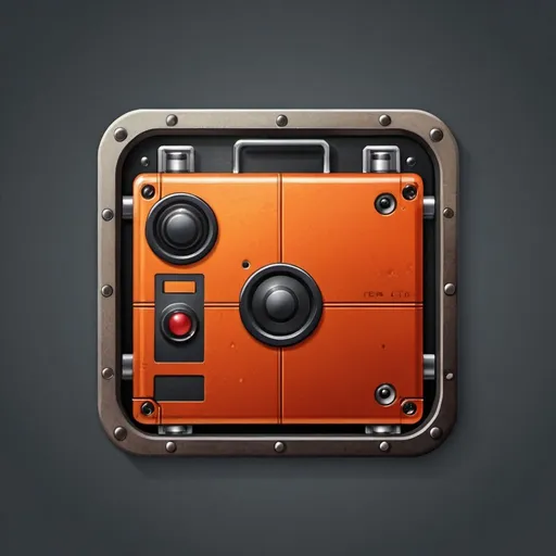 Prompt: Flight recorder icon