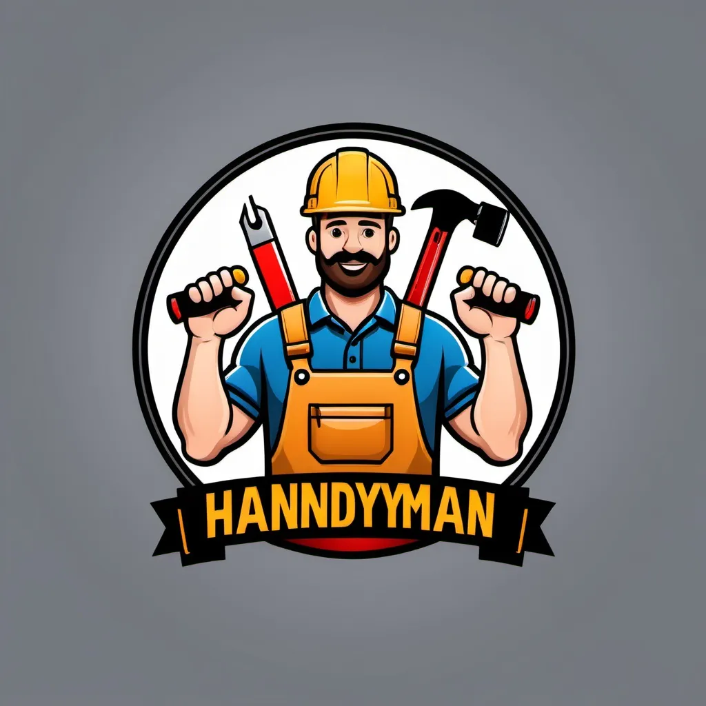 Prompt: create a handyman business logo