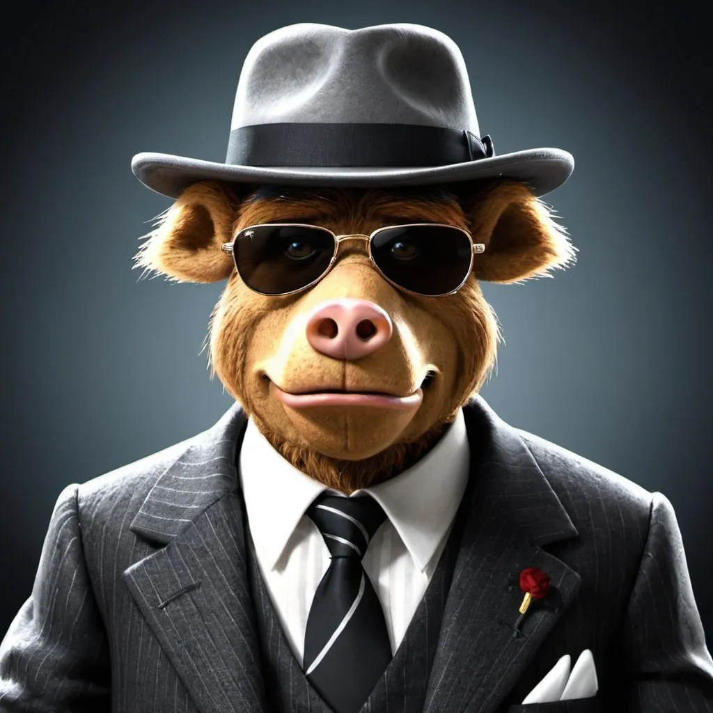 Prompt: Gangster alf