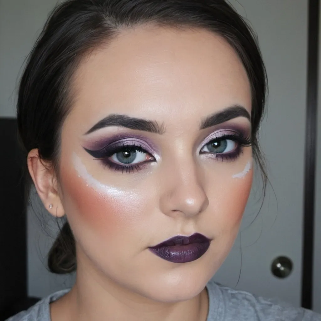 Prompt: My make up looks unique