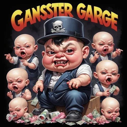 Prompt:  Gangster garbage pale kids 