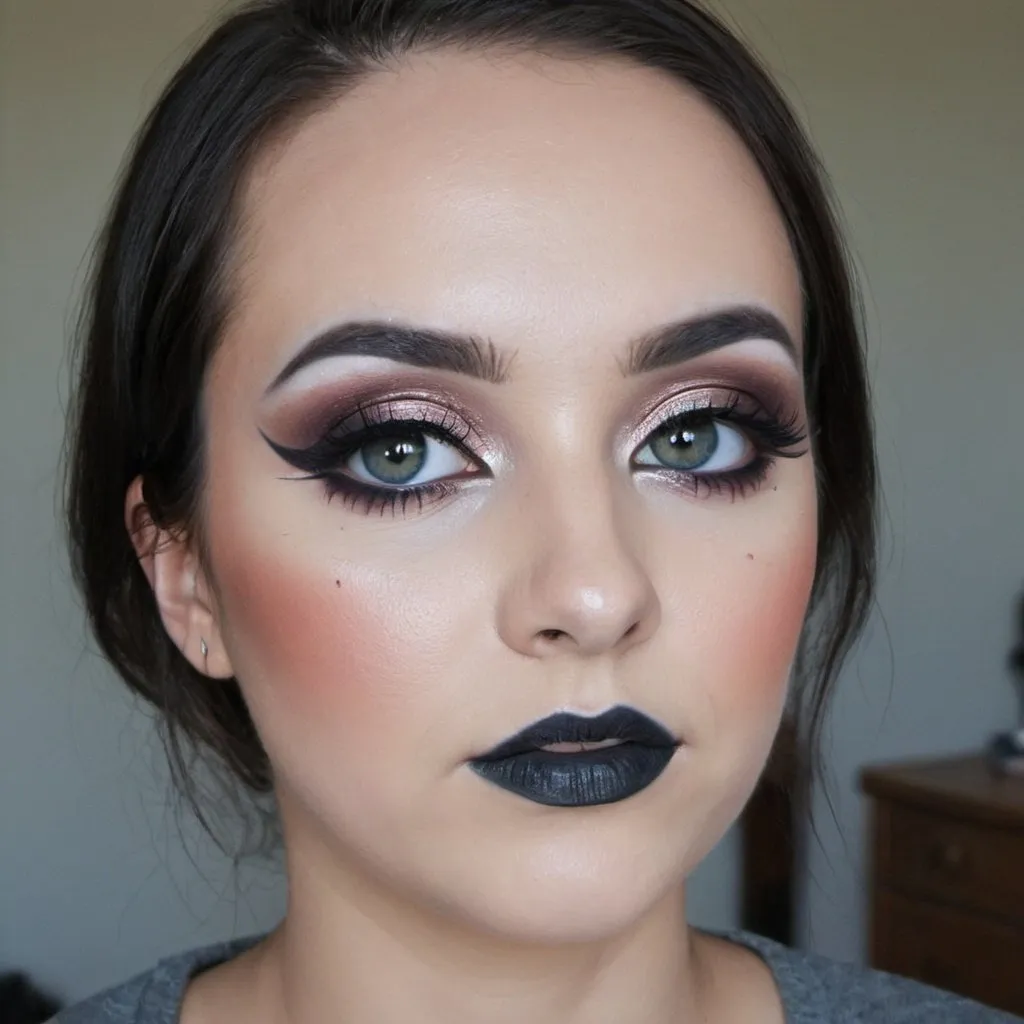 Prompt: My make up looks unique