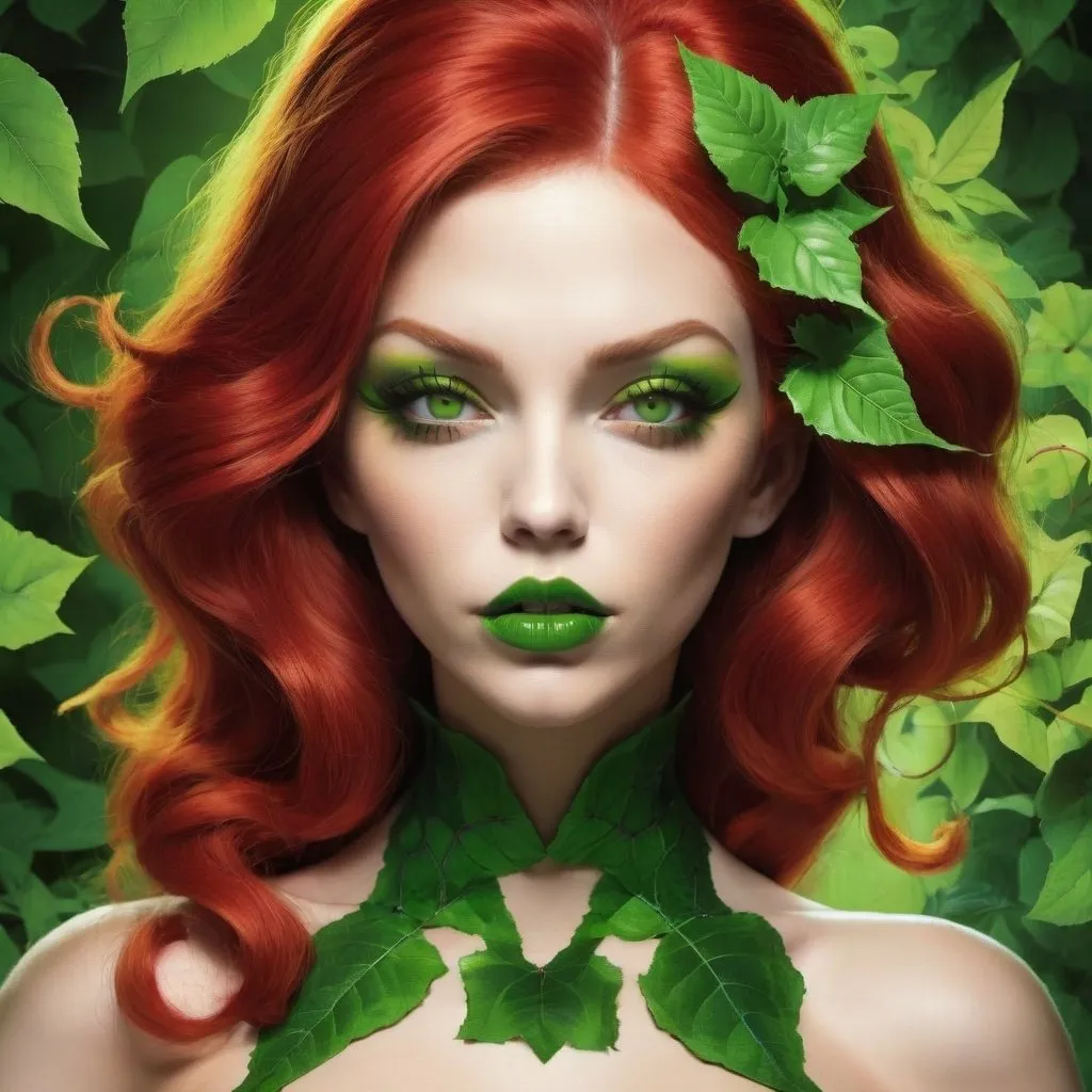 Poison ivy hypnotizing a Hypnotic bimbo scarlet ha...