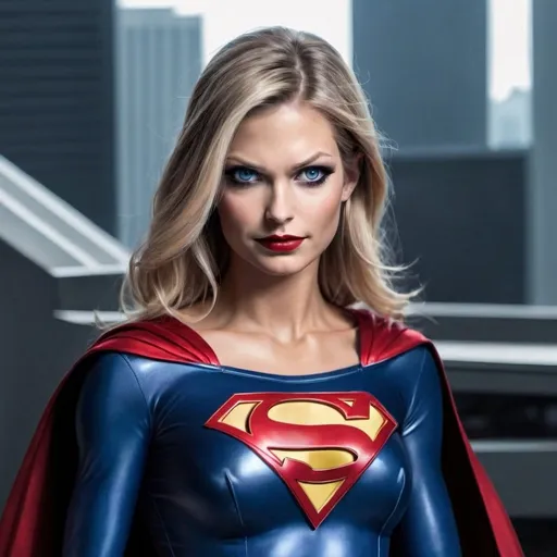 Prompt: Evil  supergirl