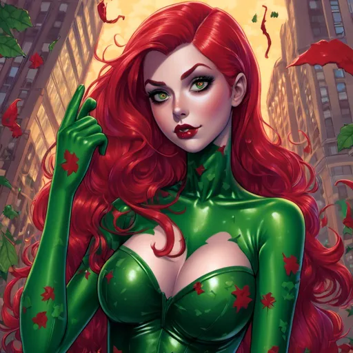 Prompt: <mymodel> poison ivy  latex 