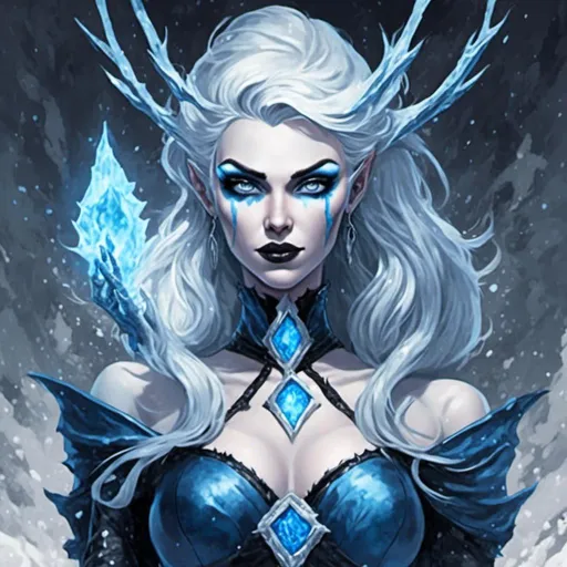 Prompt: <mymodel> evil dark killer frost 