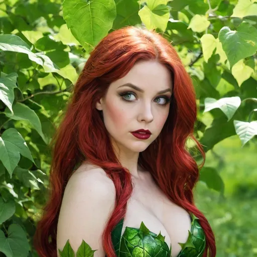 Prompt: laura baily poison ivy 