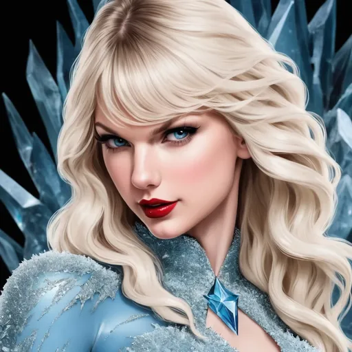 Prompt: Taylor swift as killer frost 