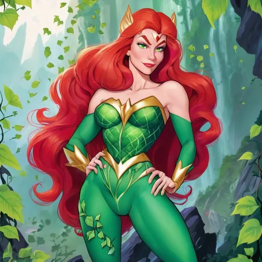 Prompt: Poison ivy  in She-Ra 