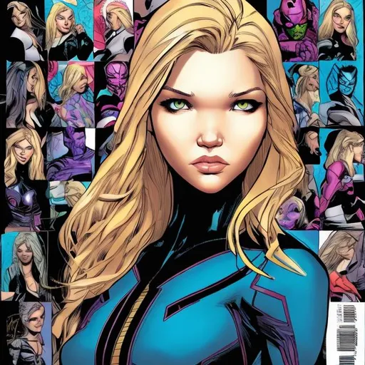 sasha luss dc comics marvel style OpenArt