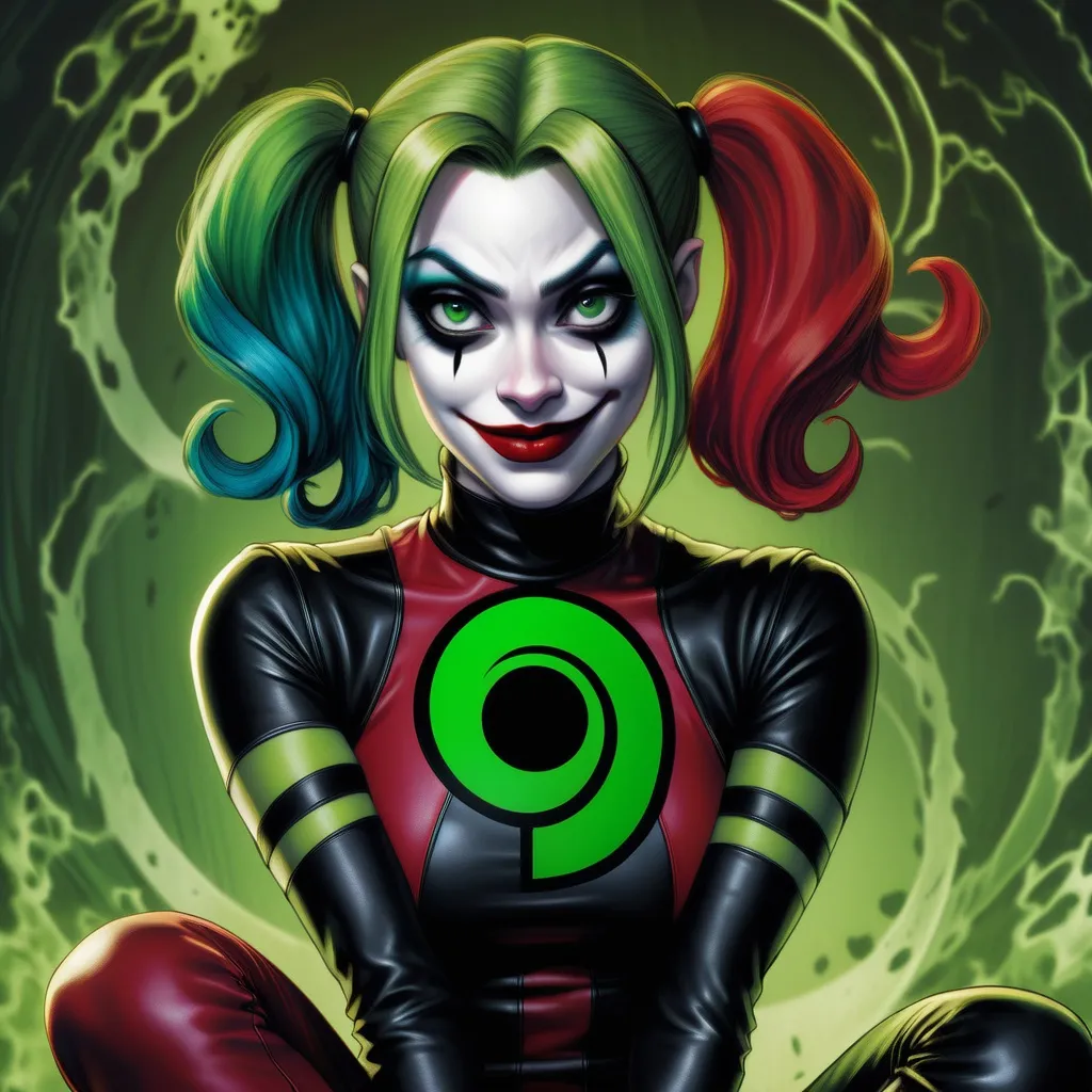 Harley Quinn hypnotized by shego